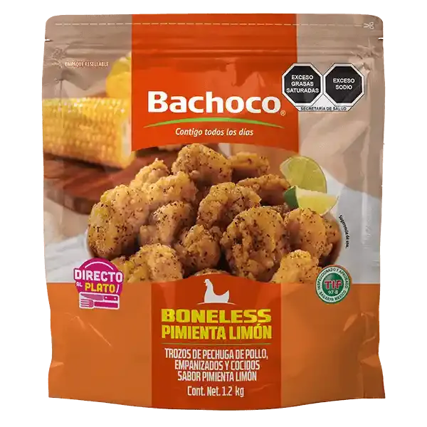 Boneless Pimienta-Limón Bachoco 1.2Kg