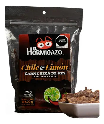 Carne Seca Chile y Limón Hormigazo