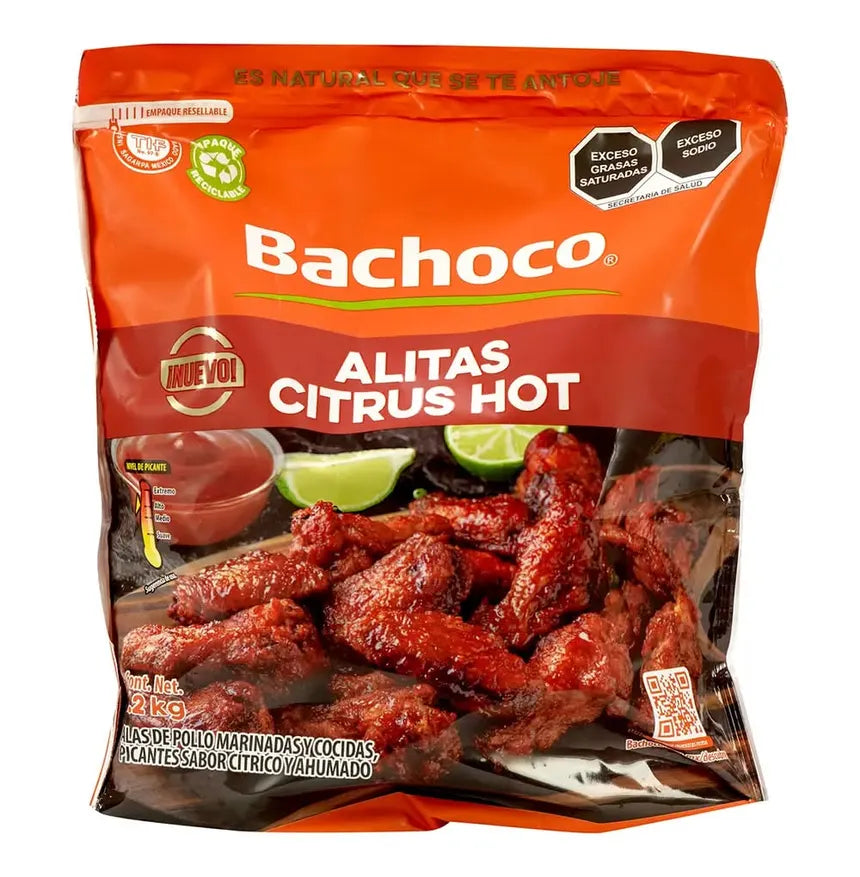 Alitas Citrus Hot Bachoco 1.2Kg